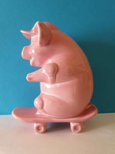 Spardose rosa schwein cap - schwein, und