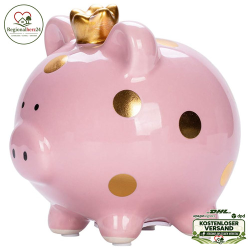 Sparschwein keramik rosa - sparschwein,