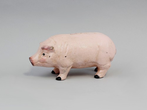 Spardose schwein rosa - spardose, eisen