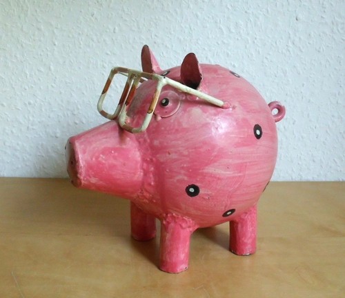 Metall spardose schwein - spardose,