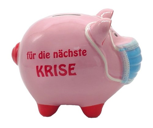 Sparschwein mit maske - sparschwein,