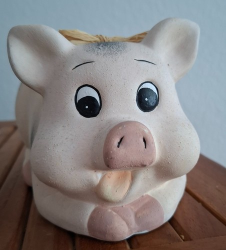 Sparschwein keramik rosa - keramik,