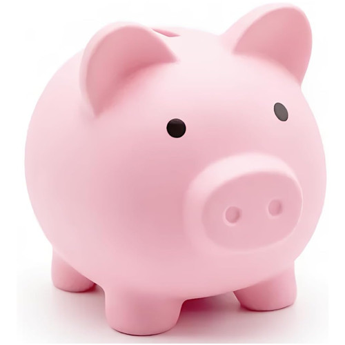 Sparschwein aus pvc rosa - sparschwein,
