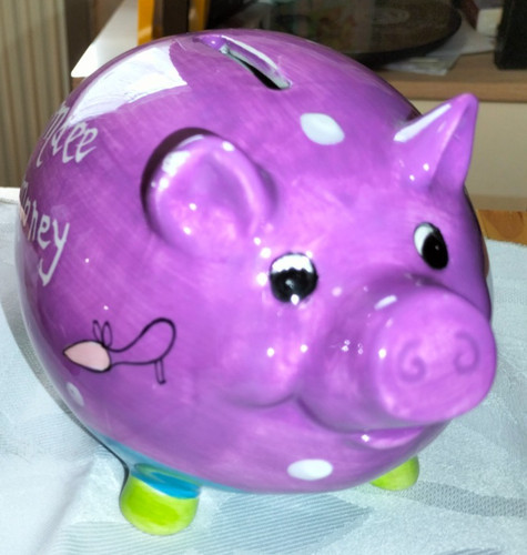 Sparschwein 17x11x10cm rosa - sparschwein,