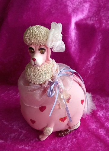 Spardose rosa crazy poodle - crazy,