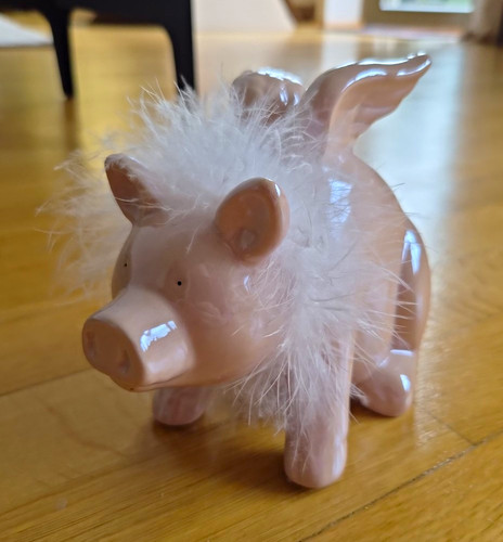 Keramik spardose schwein mit - spardose,
