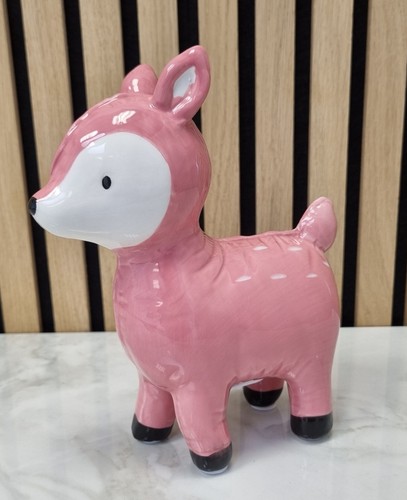 Spardose reh kitz rosa weiß - reh,