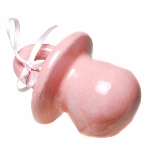 Spardose schnuller rosa geburt - spardose,