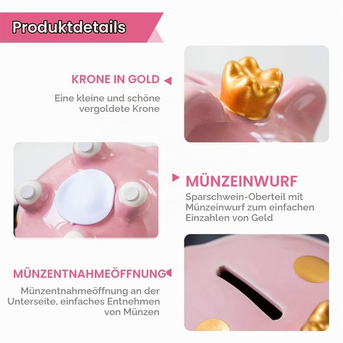 Schwein sparschwein keramik - sparschwein,