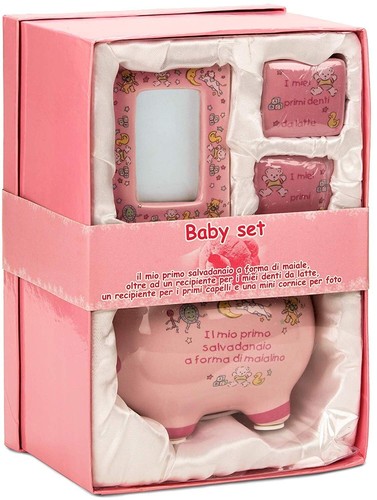 Geschenkset geburt sparschwein - geburt,